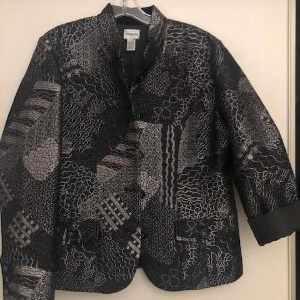 Chico's Mandarin Collar Jacket